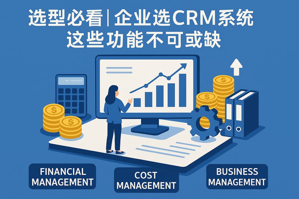 选型必看｜企业选择CRM系统，这些功能不可或缺
