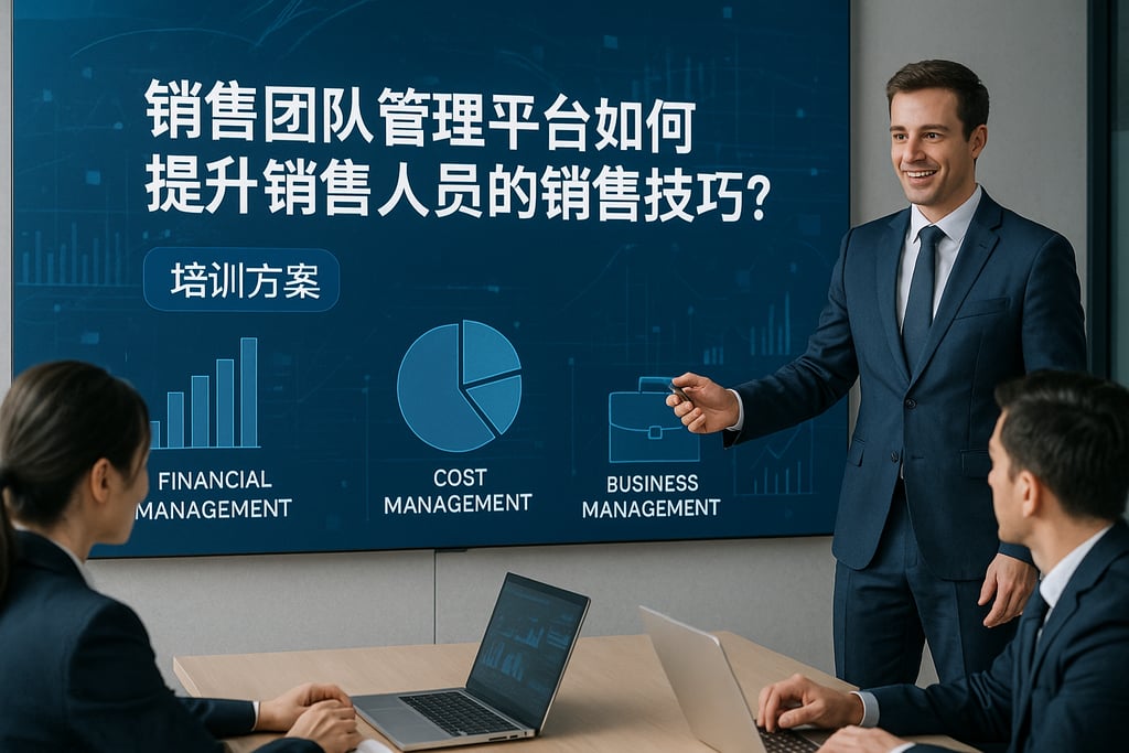 销售团队管理平台如何提升销售人员的销售技巧?培训方案 | 零代码企业数字化知识站