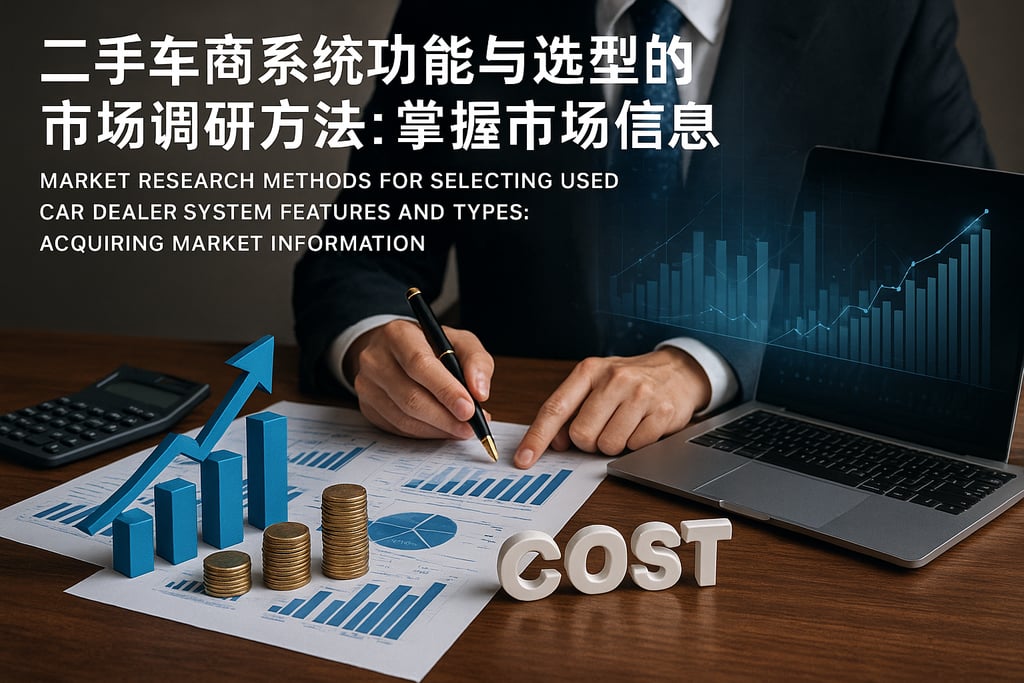 二手车商系统功能与选型的市场调研方法：掌握市场信息