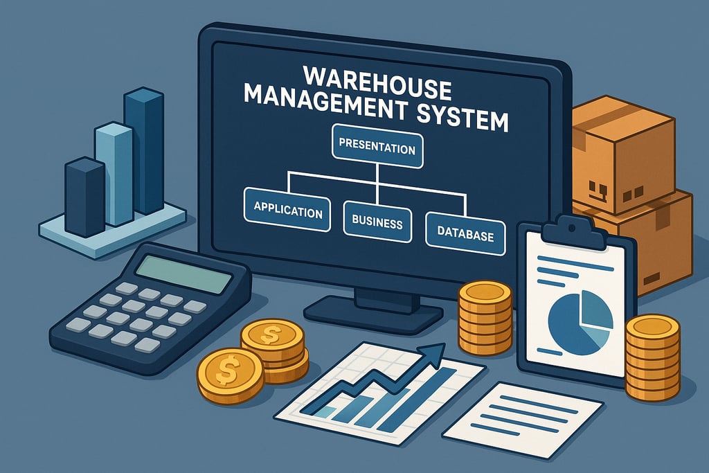 仓库管理系统的软件架构设计，确保系统稳定