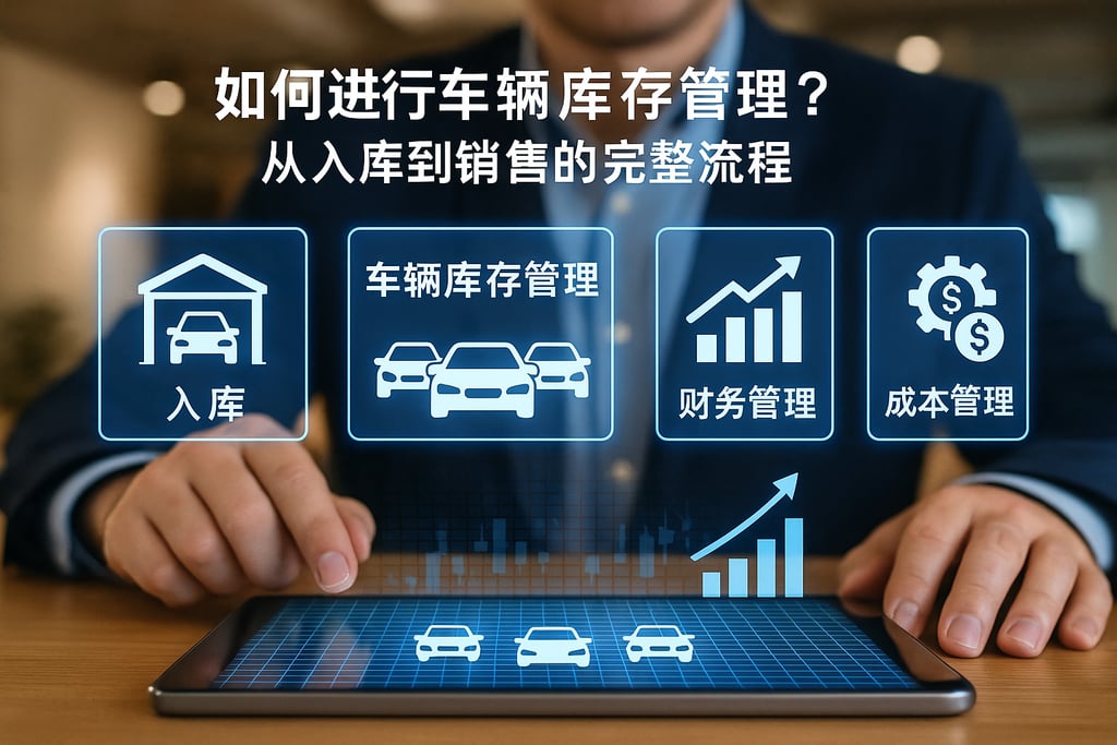 如何进行车辆库存管理？从入库到销售的完整流程
