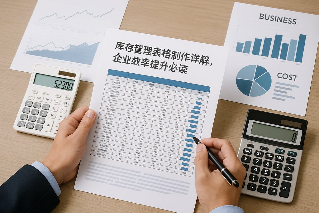 库存管理表格制作详解，企业效率提升必读
