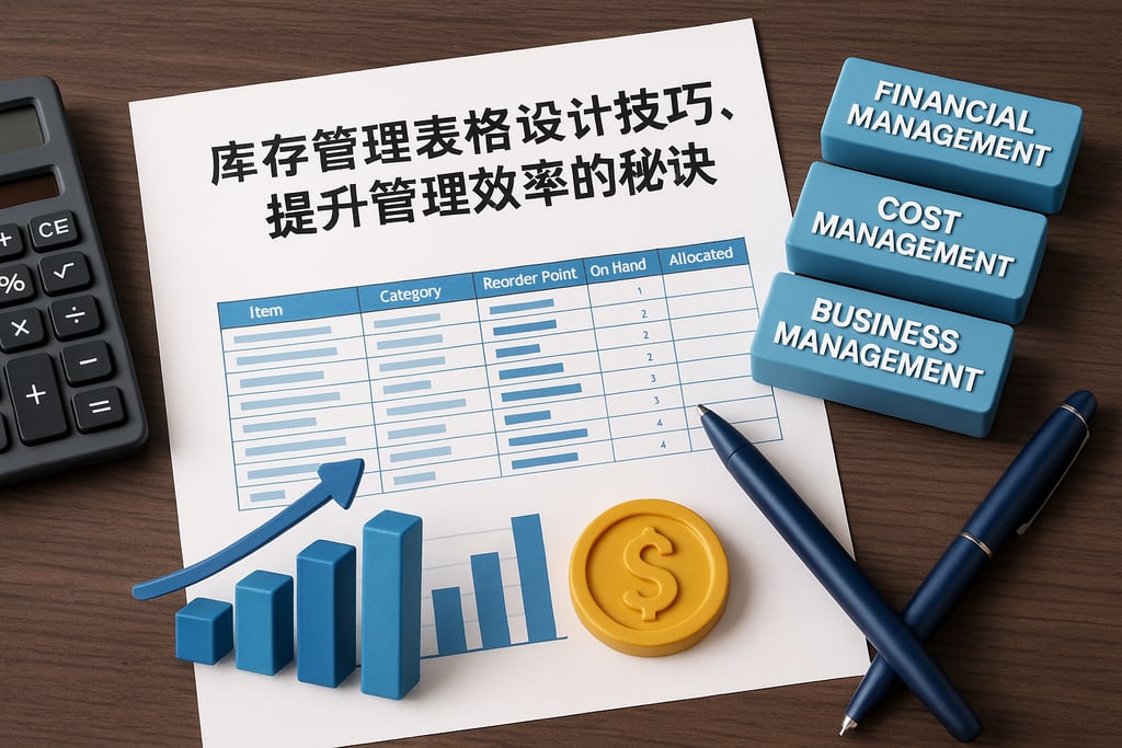 库存管理表格设计技巧，提升管理效率的秘诀