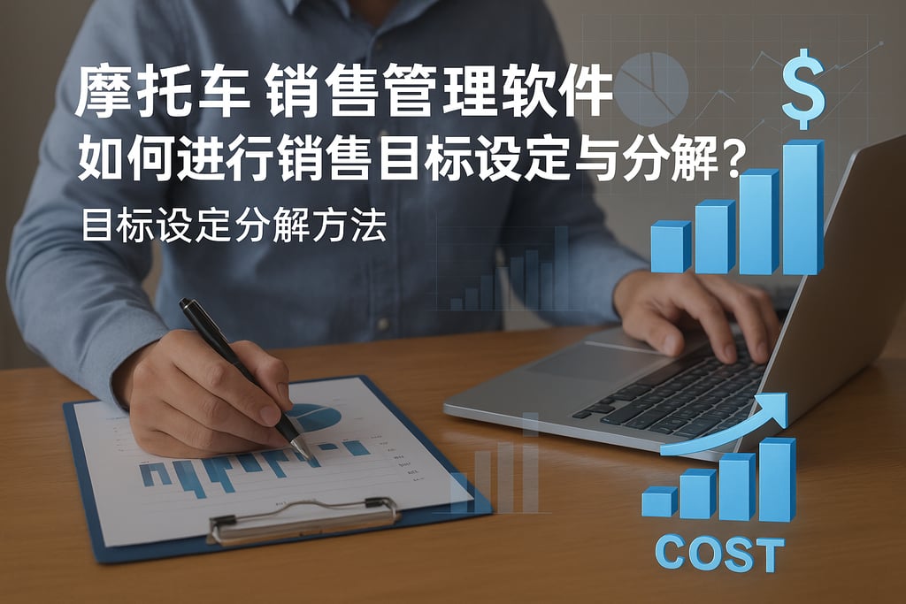 摩托车销售管理软件如何进行销售目标设定与分解？目标设定分解方法