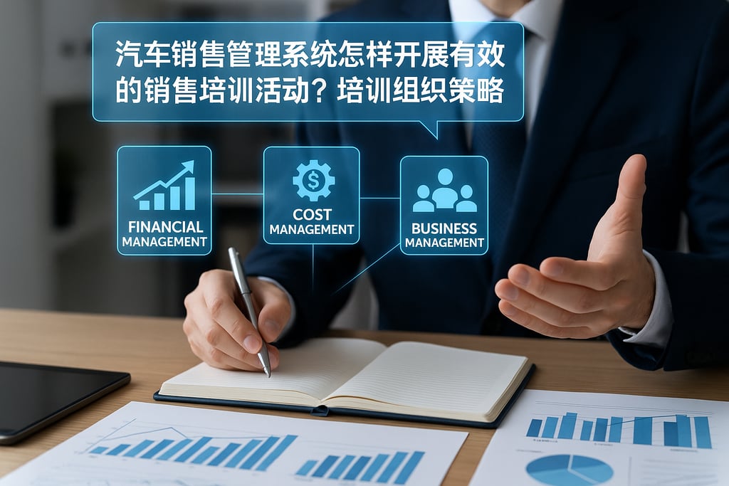 汽车销售管理系统怎样开展有效的销售培训活动？培训组织策略