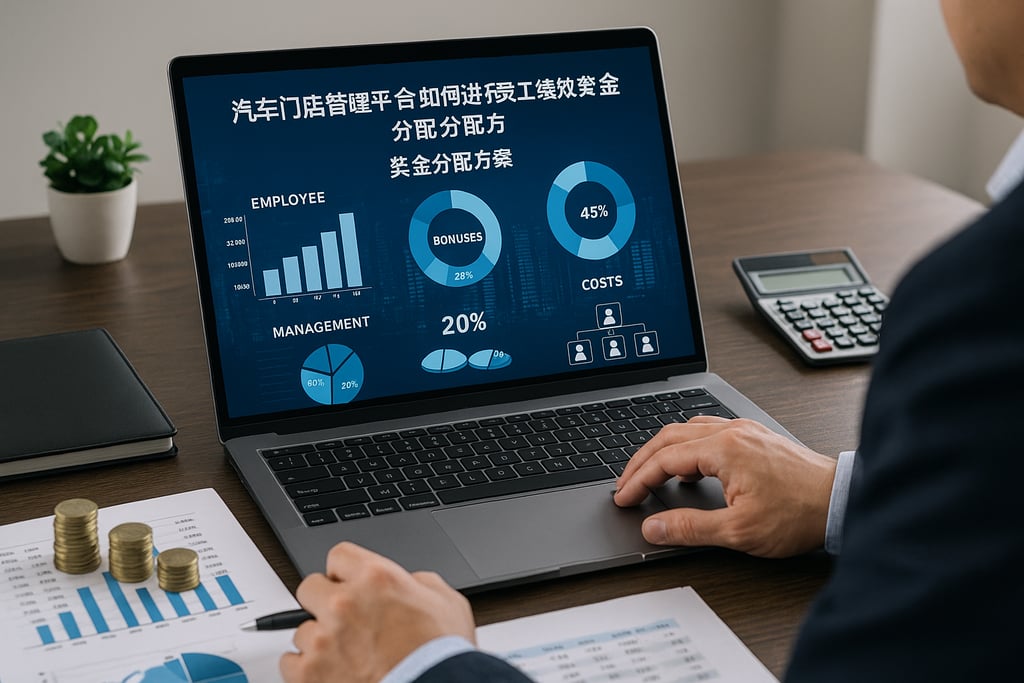 汽车门店管理平台如何进行员工绩效奖金分配？奖金分配方案