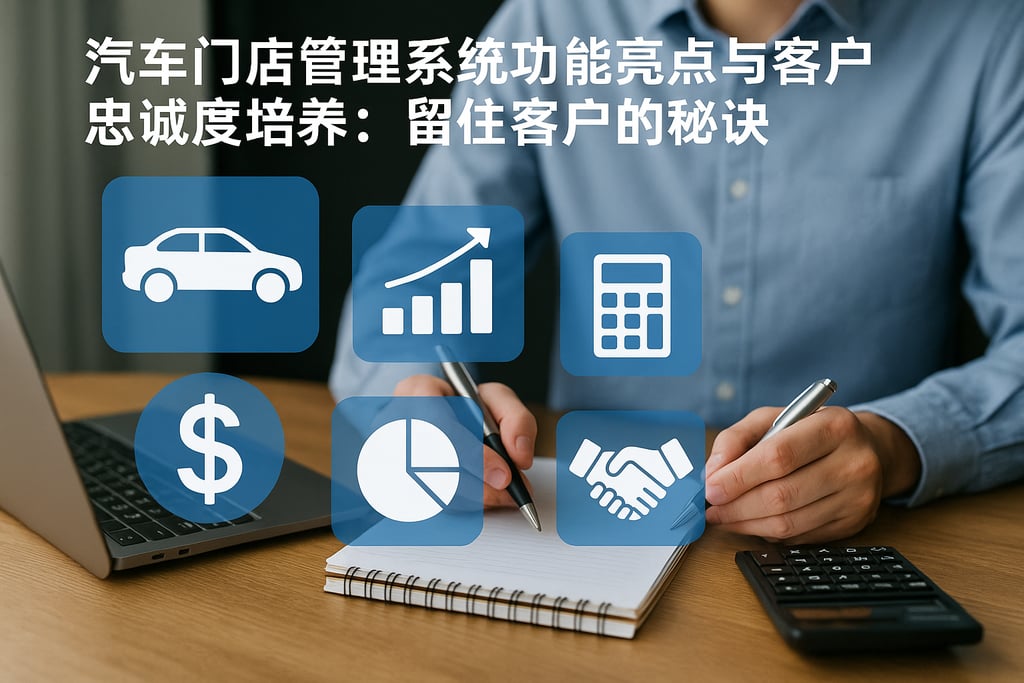 汽车门店管理系统功能亮点与客户忠诚度培养：留住客户的秘诀