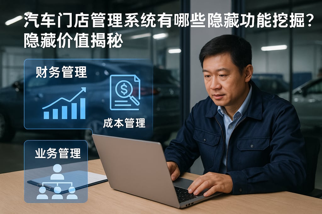 汽车门店管理系统有哪些隐藏功能待挖掘？隐藏价值揭秘