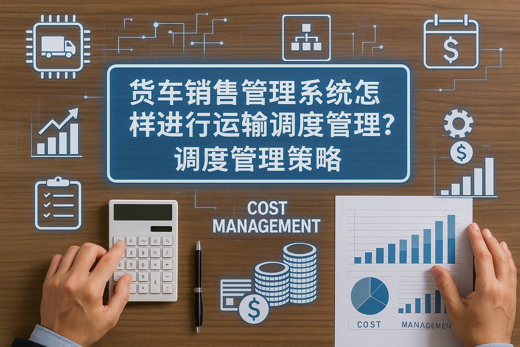 货车销售管理系统怎样进行运输调度管理？调度管理策略