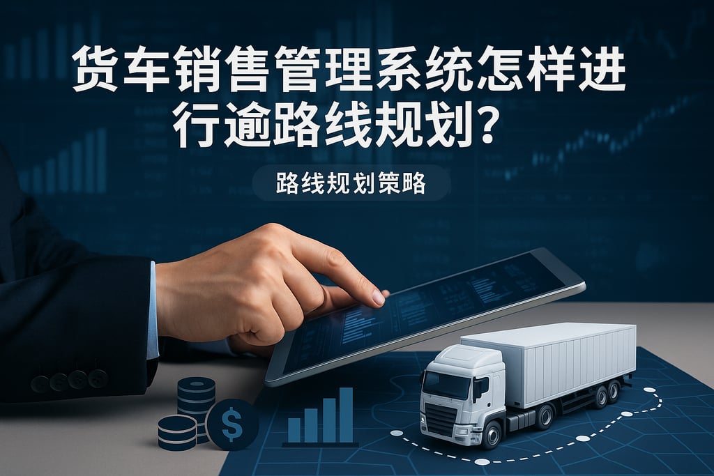 货车销售管理系统怎样进行运输路线规划？路线规划策略