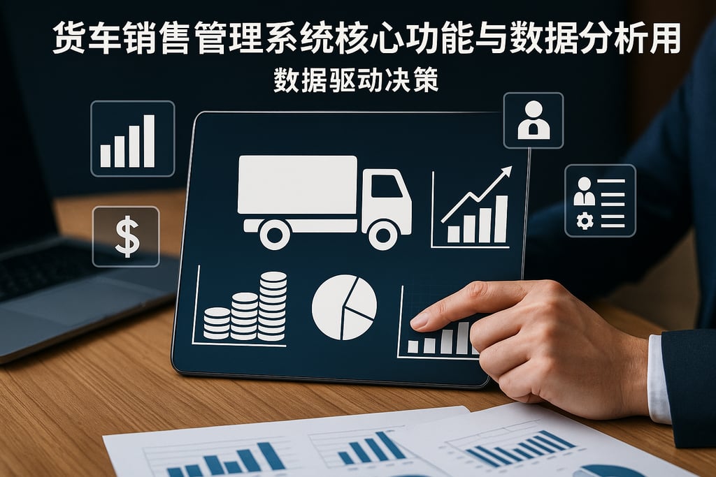 货车销售管理系统核心功能与数据分析应用：数据驱动决策