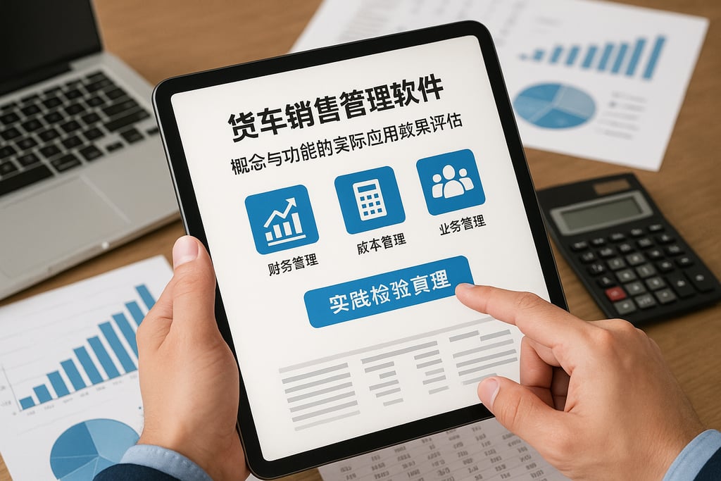 货车销售管理软件概念与功能的实际应用效果评估：实践检验真理