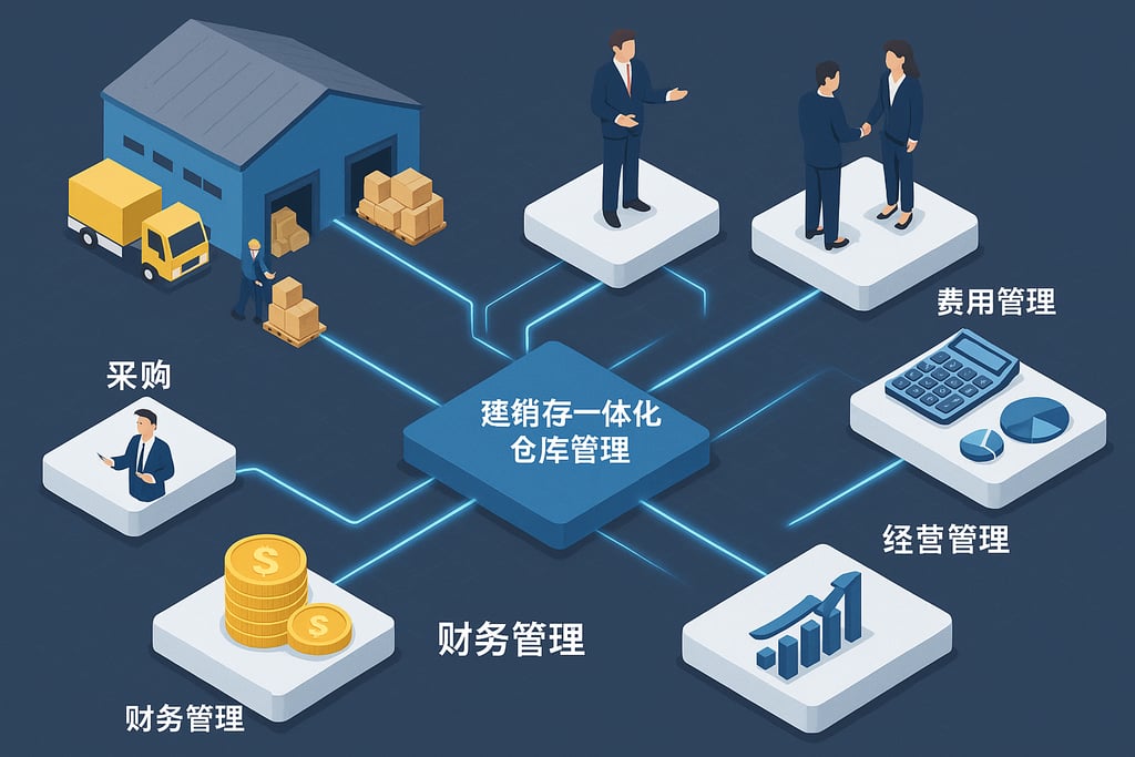 进销存一体化仓库管理，业务流程无缝衔接