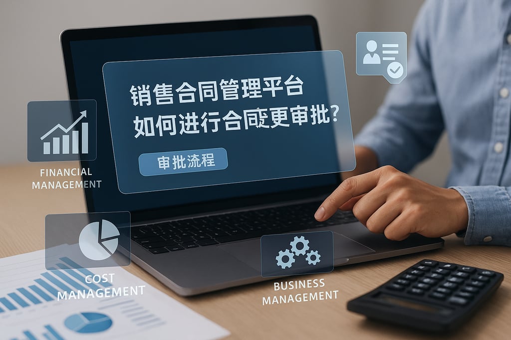 销售合同管理平台如何进行合同变更审批？审批流程