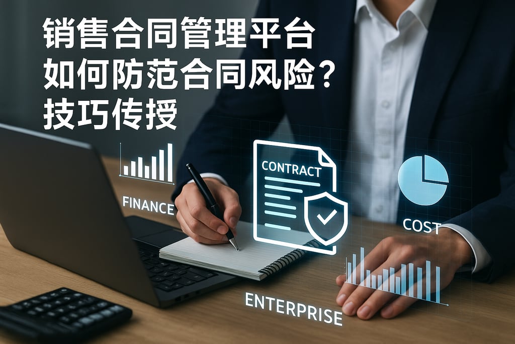 销售合同管理平台如何防范合同风险？技巧传授