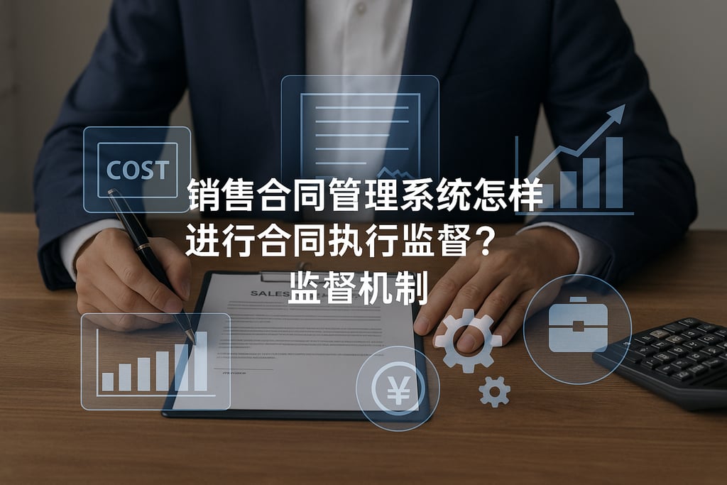 销售合同管理系统怎样进行合同执行监督？监督机制