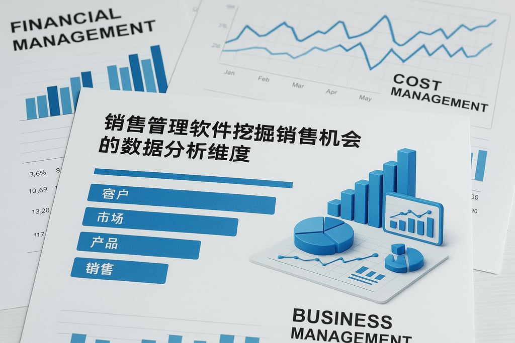 销售管理软件挖掘销售机会的数据分析维度