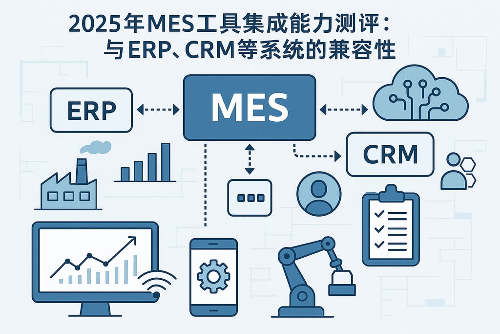 2025年MES工具集成能力测评：与ERP、CRM等系统的兼容性