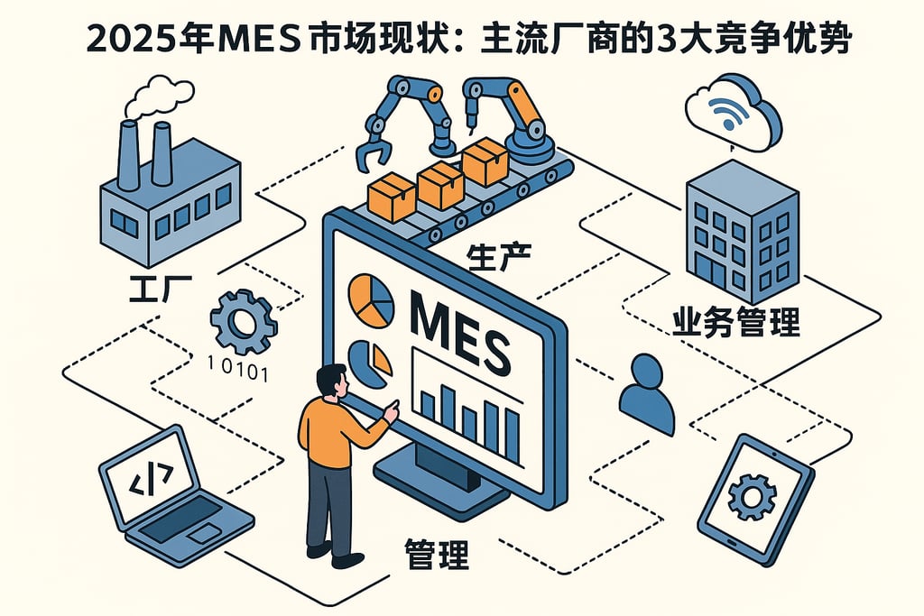 2025年MES市场现状：主流厂商的3大竞争优势分析