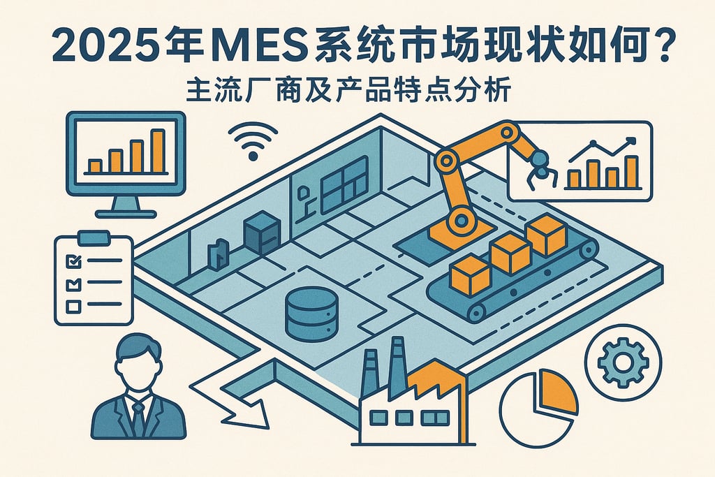 2025年MES系统市场现状如何？主流厂商及产品特点分析