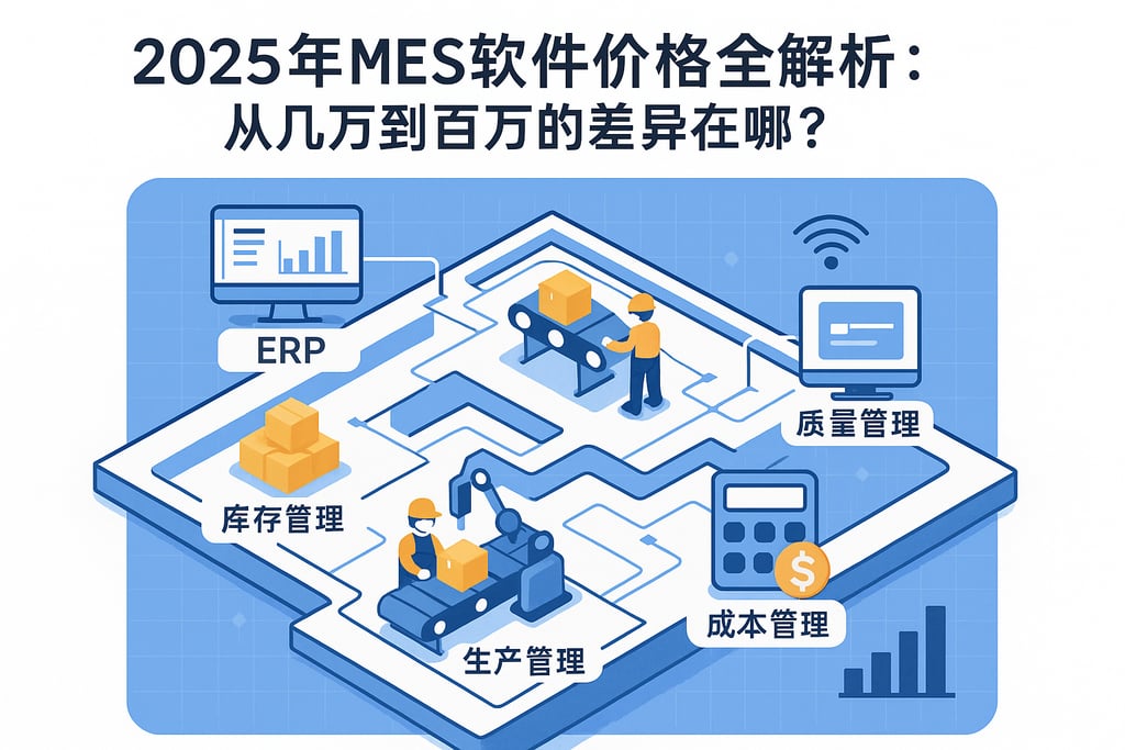 2025年MES软件价格全解析：从几万到百万的差异在哪？