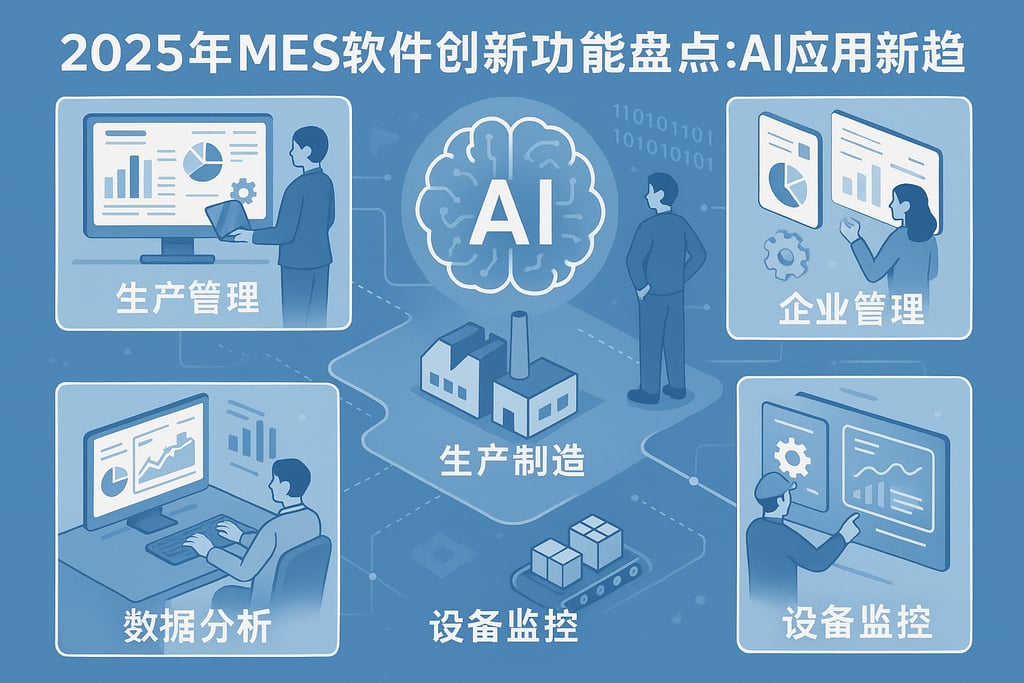 2025年MES软件创新功能盘点：AI应用新趋势