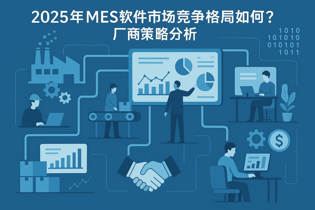 2025年MES软件市场竞争格局如何？厂商策略分析