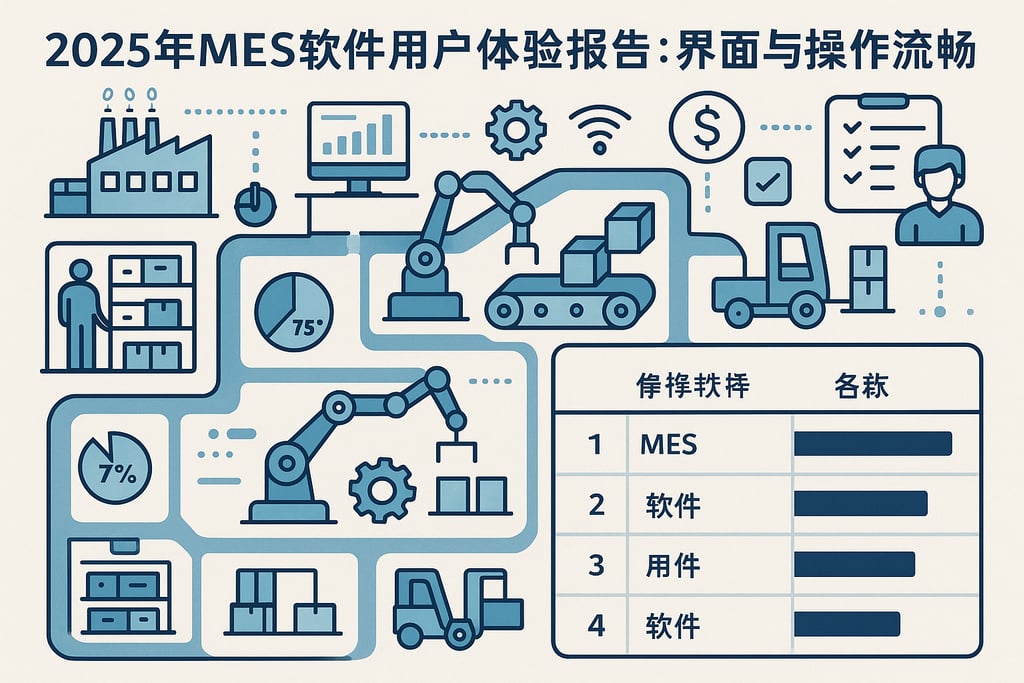 2025年MES软件用户体验报告：界面与操作流畅度排名