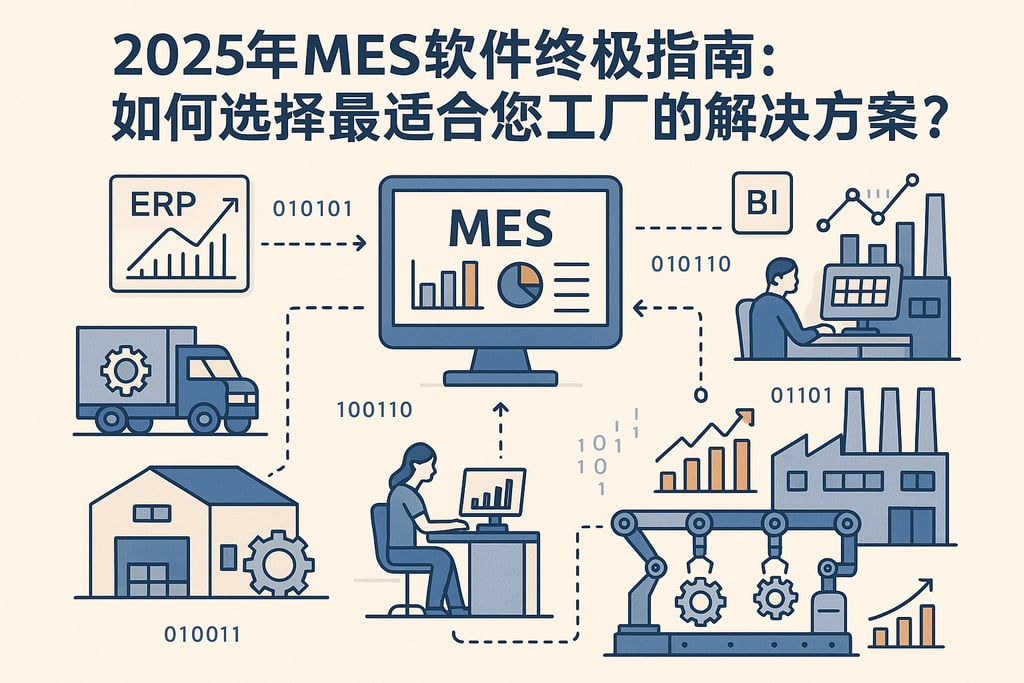 2025年MES软件终极指南：如何选择最适合您工厂的解决方案？