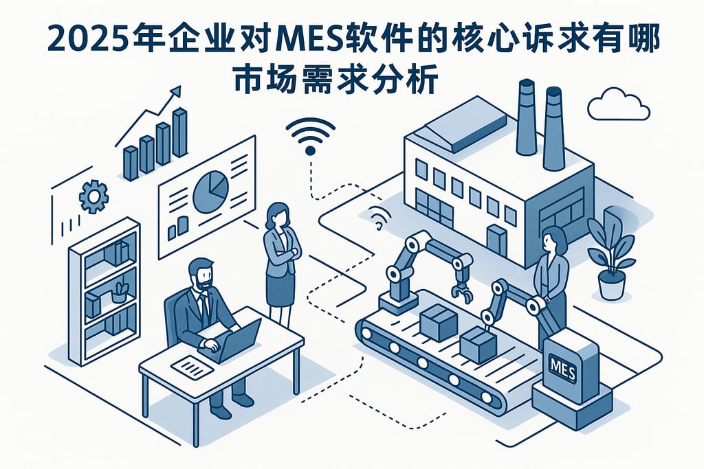 2025年企业对MES软件的核心诉求有哪些？市场需求分析