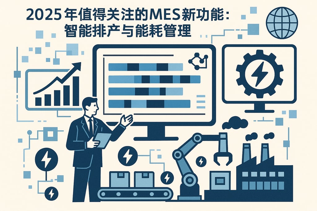 2025年值得关注的MES新功能：智能排产与能耗管理