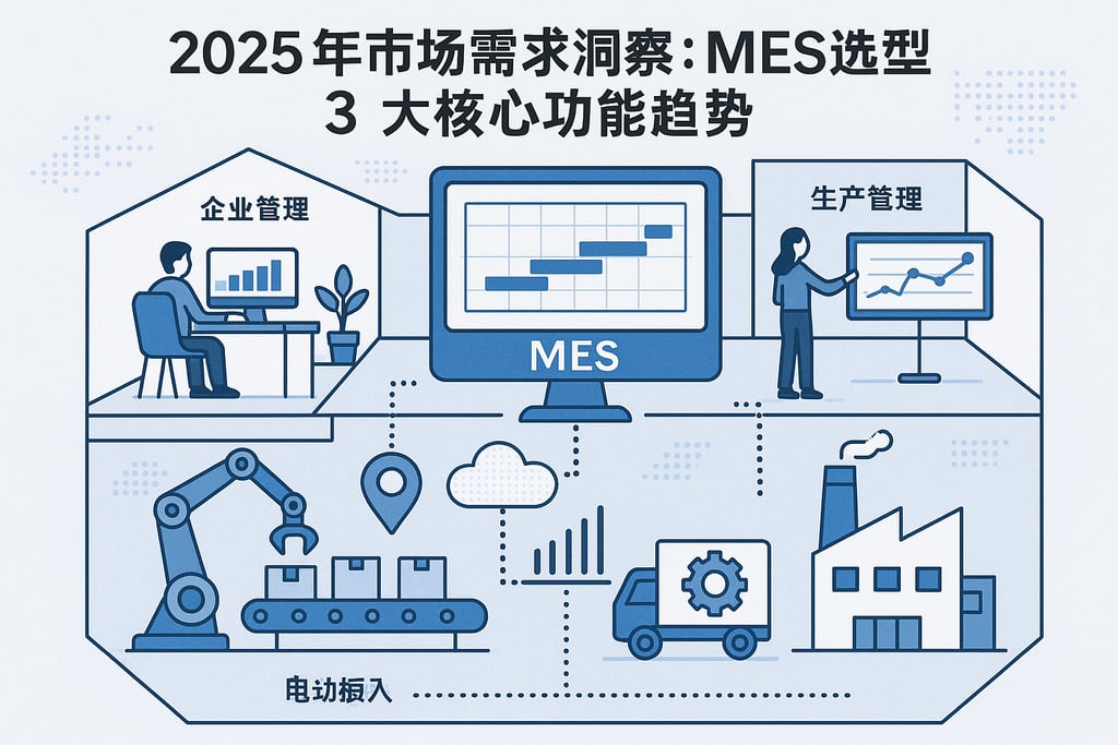 2025年市场需求洞察：MES选型的3大核心功能趋势