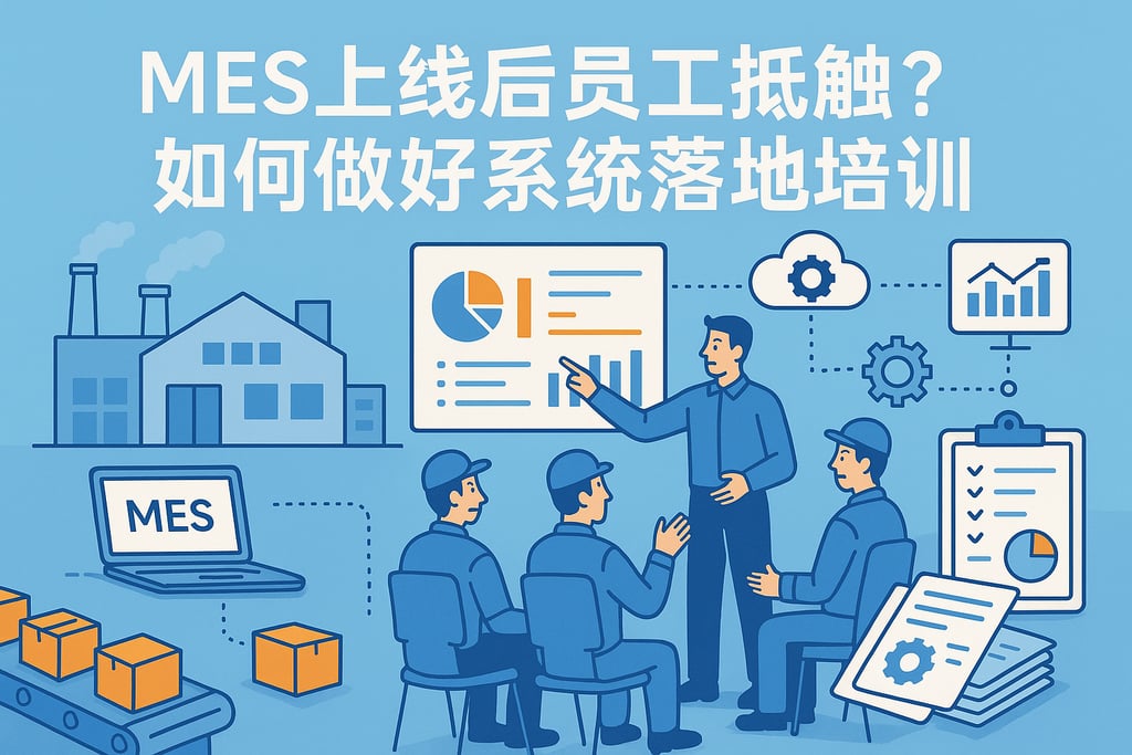MES上线后员工抵触？如何做好系统落地培训