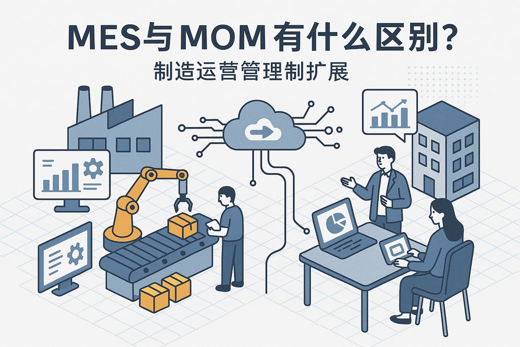 MES与MOM有什么区别？制造运营管理的扩展
