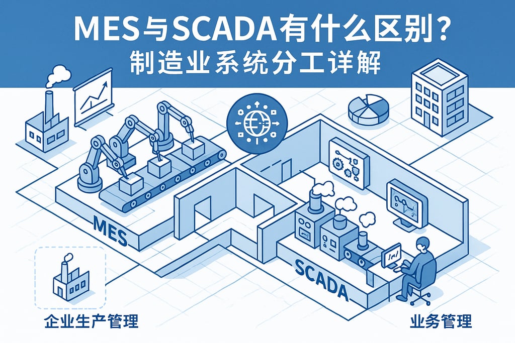 MES与SCADA有什么区别？制造业系统分工详解