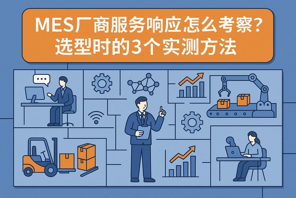 MES厂商服务响应怎么考察？选型时的3个实测方法