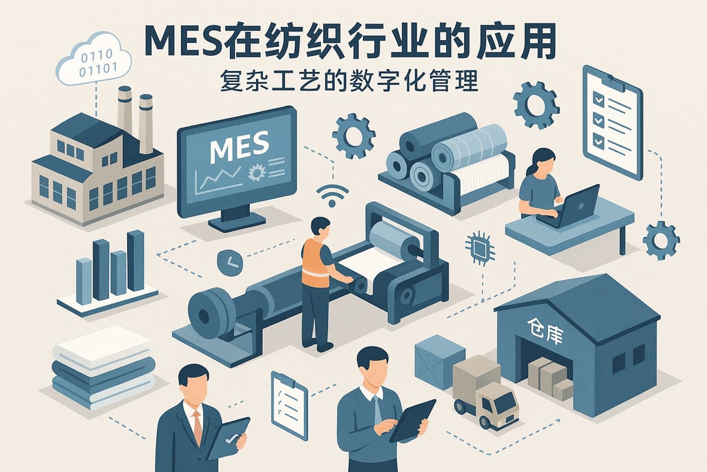 MES在纺织行业的应用？复杂工艺的数字化管理