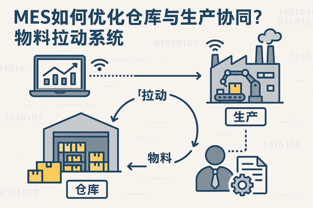 MES如何优化仓库与生产协同？物料拉动系统