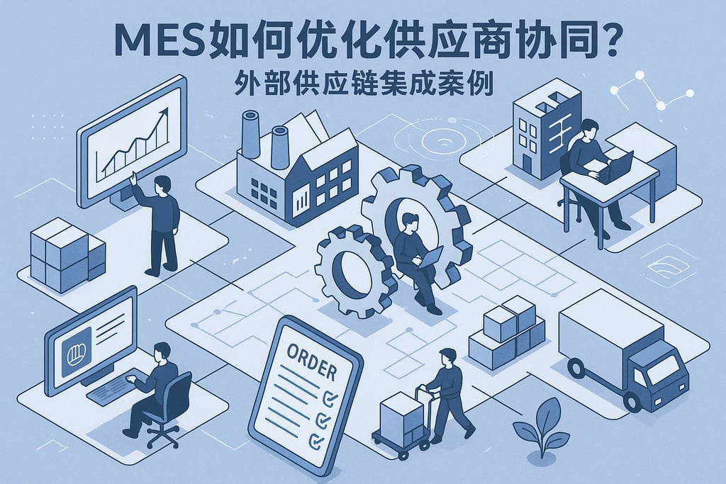 MES如何优化供应商协同？外部供应链集成案例