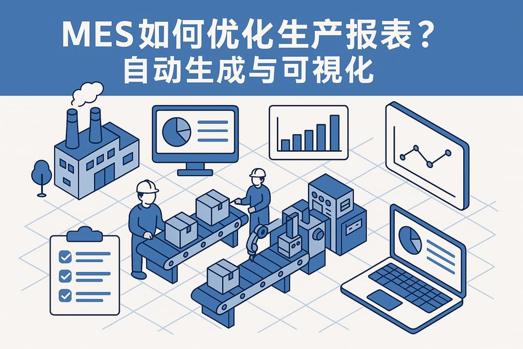 MES如何优化生产报表？自动生成与可视化