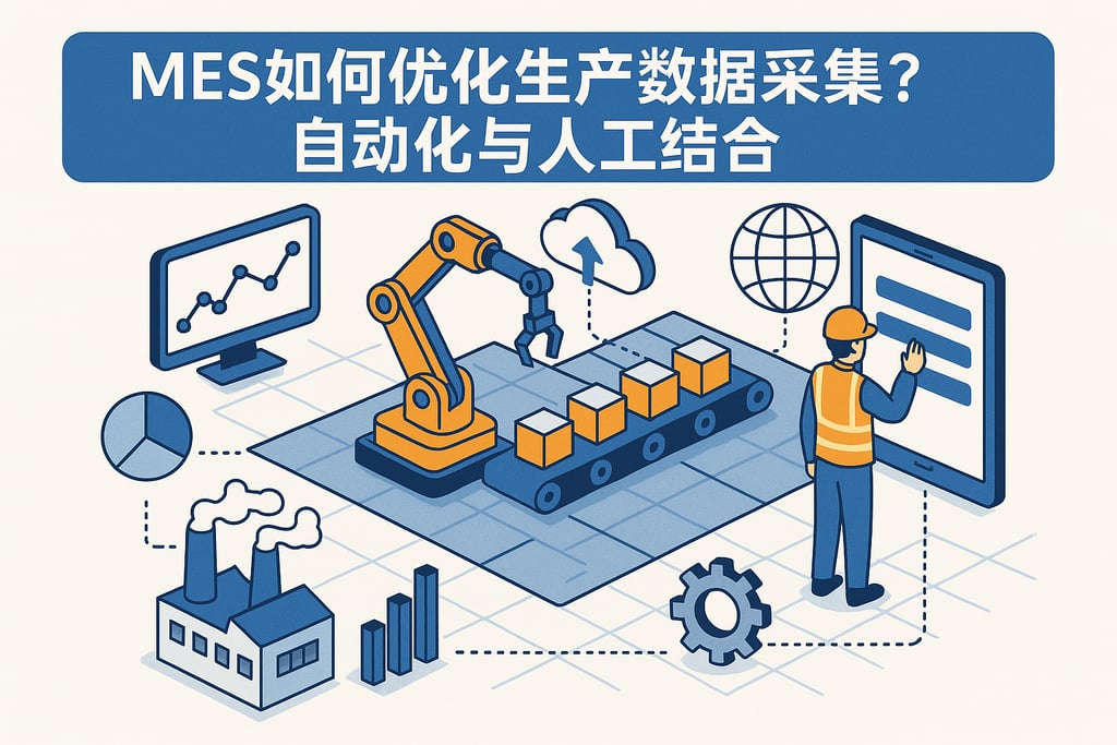 MES如何优化生产数据采集？自动化与人工结合
