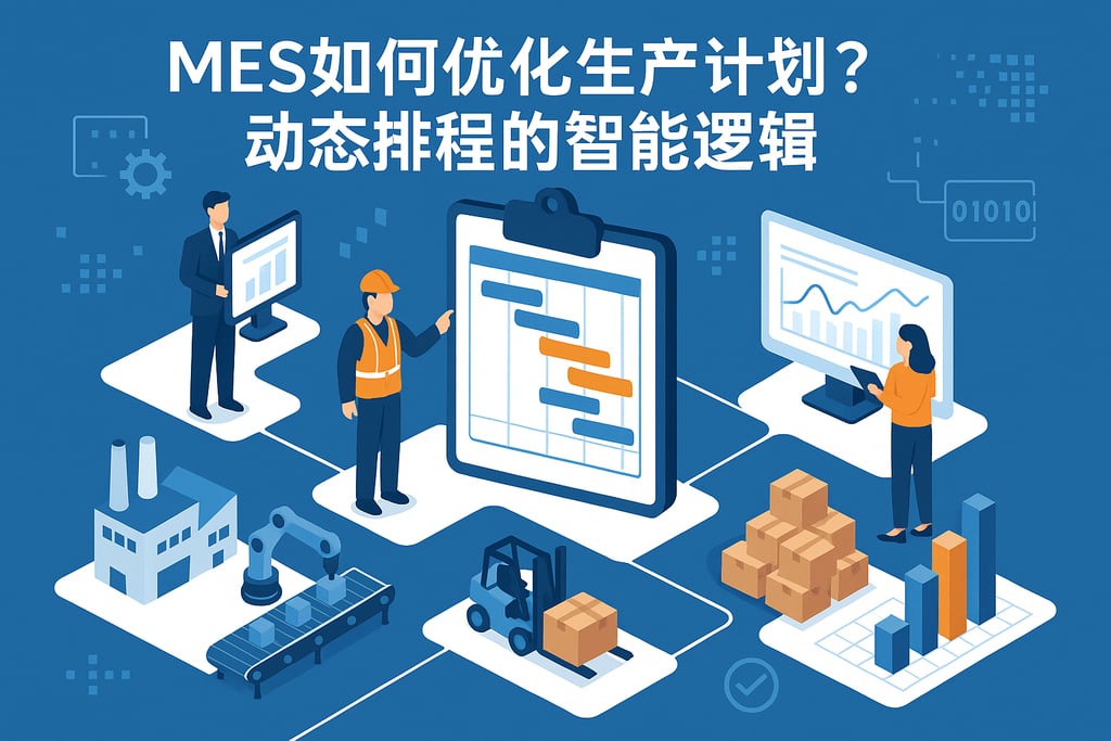 MES如何优化生产计划？动态排程的智能逻辑