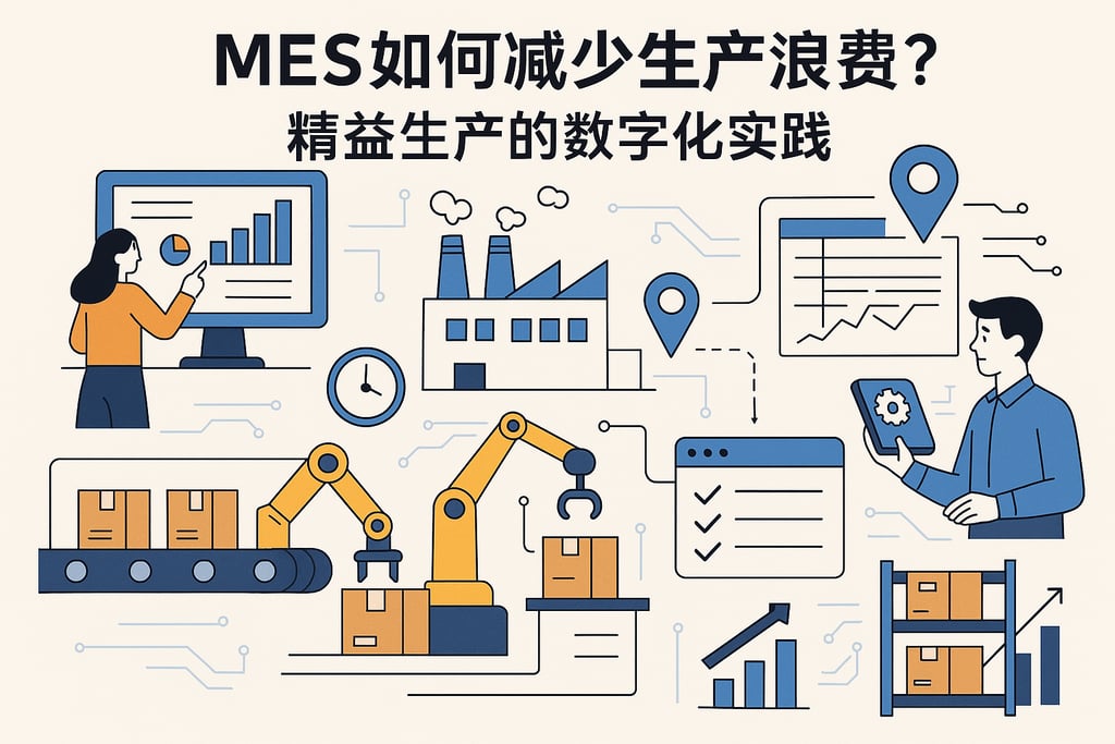 MES如何减少生产浪费？精益生产的数字化实践