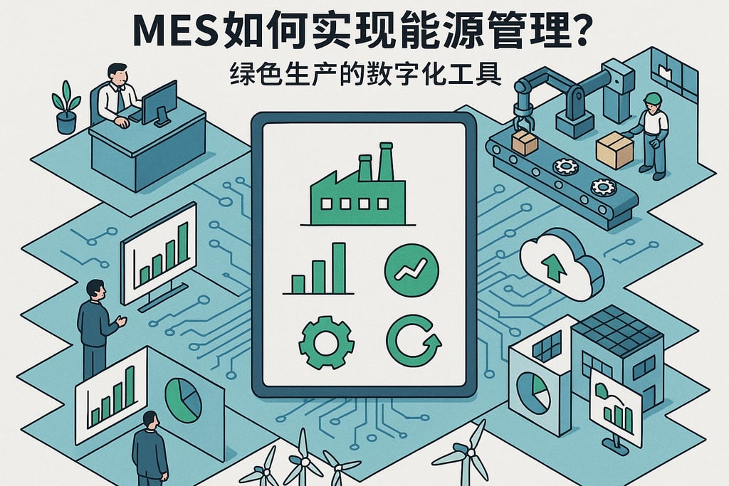 MES如何实现能源管理？绿色生产的数字化工具