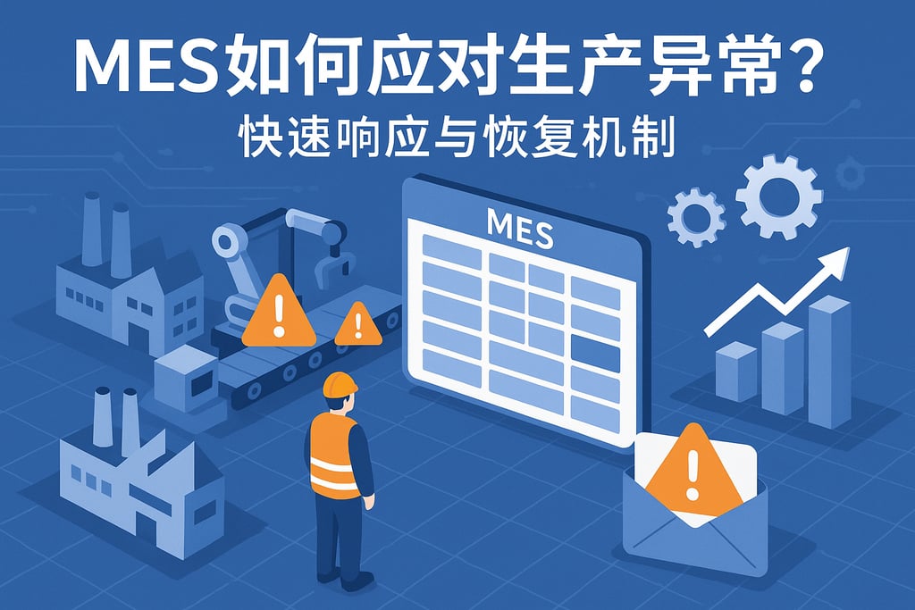MES如何应对生产异常？快速响应与恢复机制