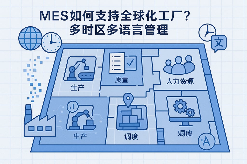MES如何支持全球化工厂？多时区多语言管理