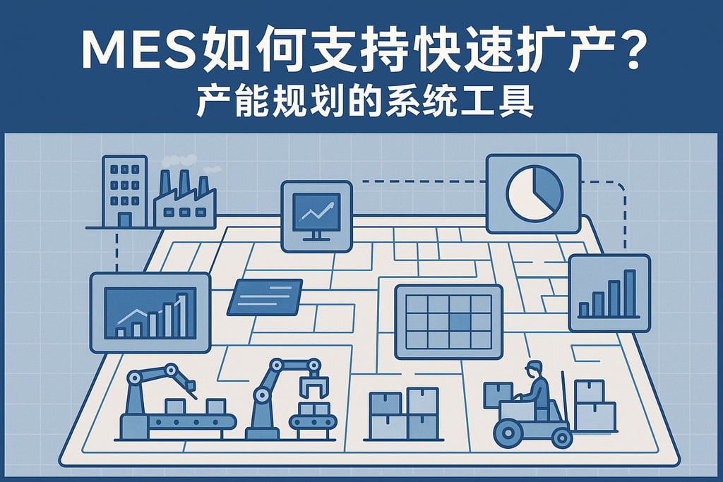 MES如何支持快速扩产？产能规划的系统工具