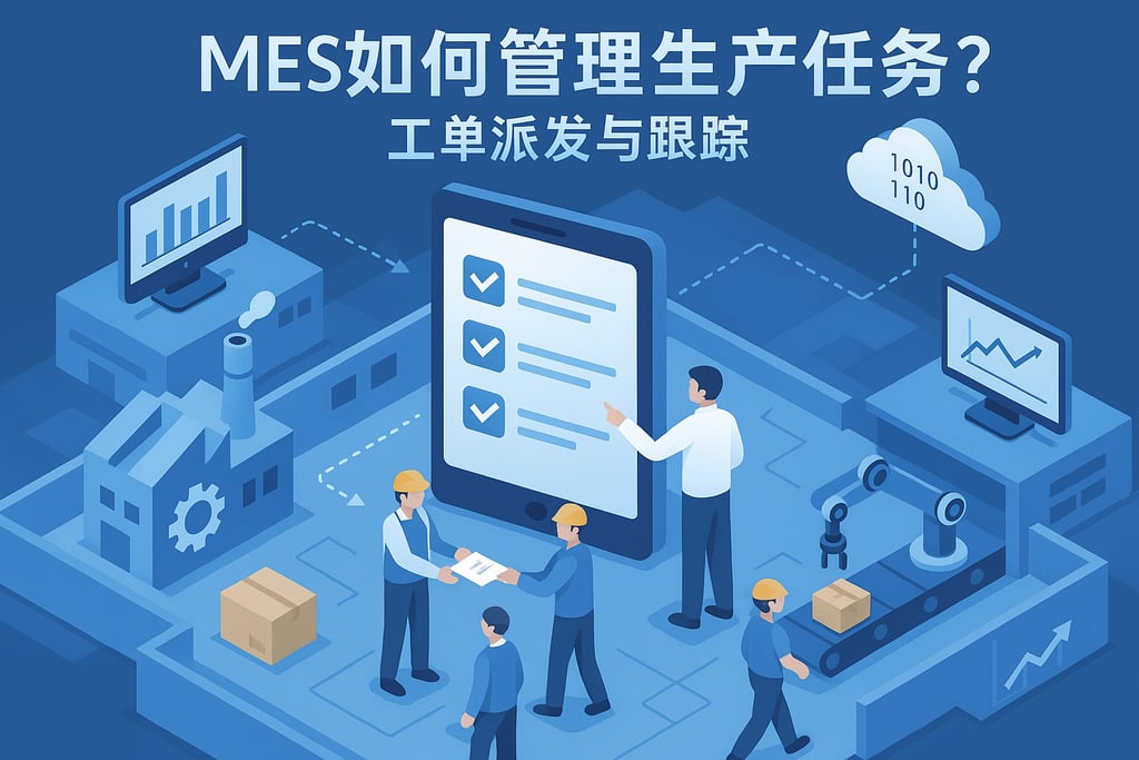 MES如何管理生产任务？工单派发与跟踪