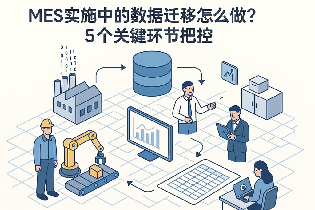 MES实施中的数据迁移怎么做？5个关键环节把控