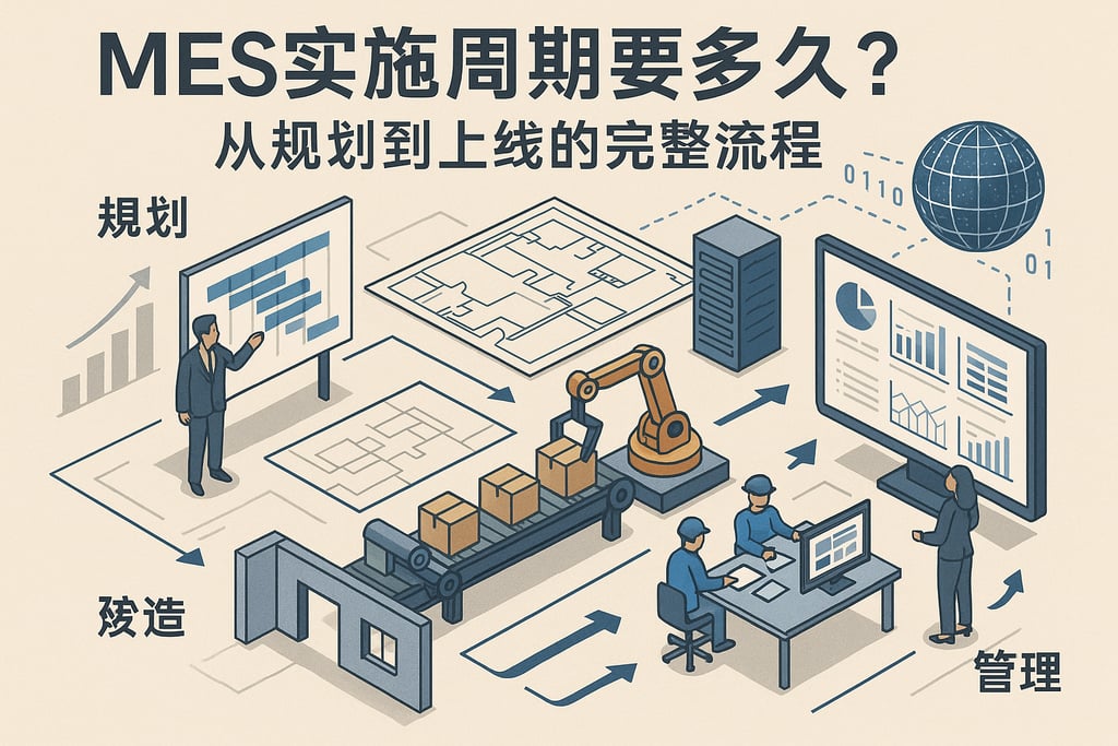 MES实施周期要多久？从规划到上线的完整流程